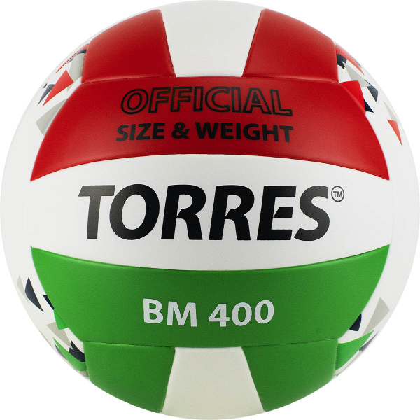 Мяч волейбольный №5 TORRES BM400 любительский