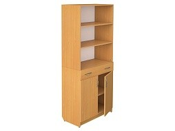 Шкаф полуоткрытый с ящиком для класса