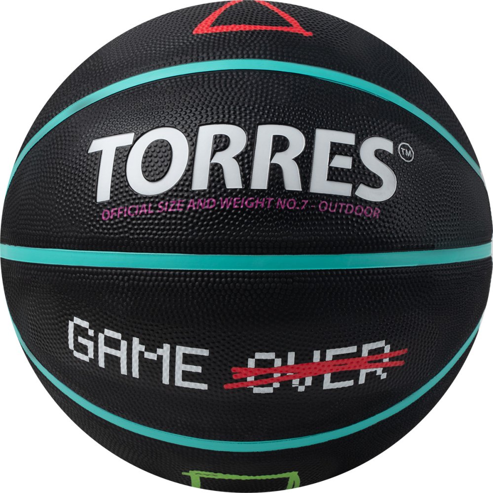 Мяч баскетбольный TORRES Game Over, размер 7