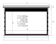 Экран электр. Kauber Red Label Tens BT Cinema  131" 16:9 163x290 см. дроп 40 см. PCS