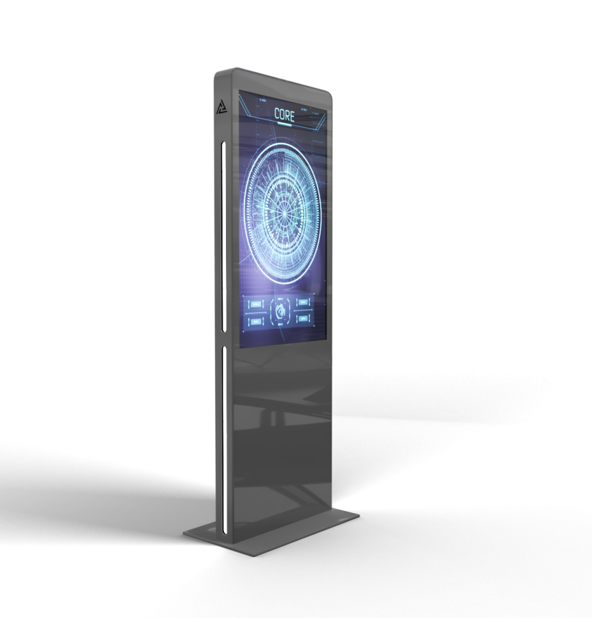 Интерактивный сенсорный киоск Black Glass Max Premium 55