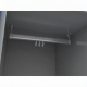 Шкаф гардеробный металлический COMFORT 1700/22 (600)