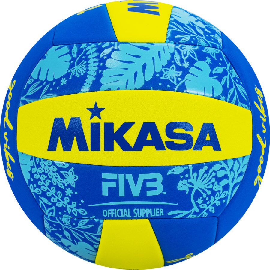 Мяч для пляжного волейбола Mikasa, Цвет Сине-желтый