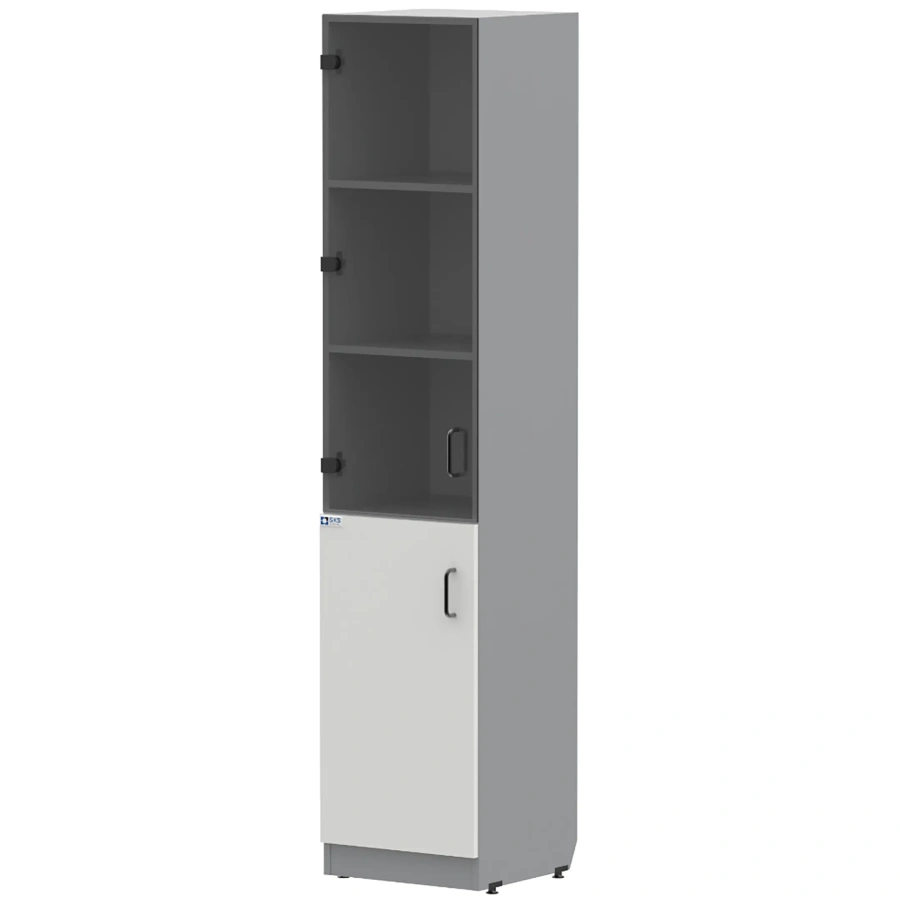 Шкаф-колонка для документов GRAY LITE 1
